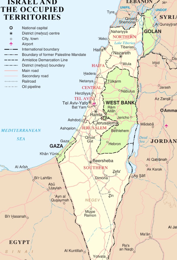 1967 filistin haritası