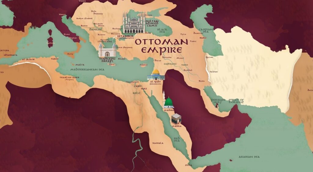 osmanlı devleti haritası